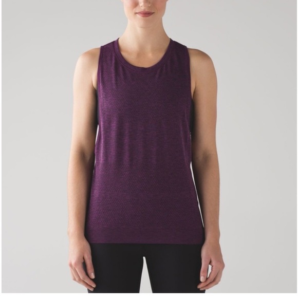 lululemon athletica Tops - Lululemon Athletica Purple Muscle Tank